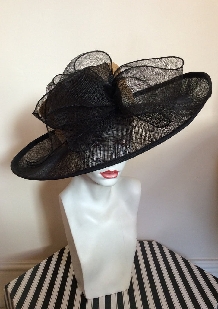 Black wide brim hat uk hotsell