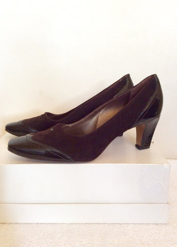 Brand New Peter Kaiser Brown Leather & Suede Court Shoes Size 6/39 - Whispers Dress Agency - Sold - 3