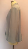 COUNTRY CASUALS LIGHT BLUE SILK JACKET SIZE 18 - Whispers Dress Agency - Sold - 2