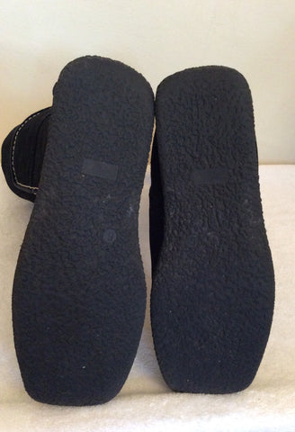 M & Co Black Suede Calf Length Boots Size 6/39 - Whispers Dress Agency - Womens Boots - 4