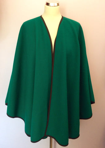 Vintage Miss Smith Emerald Green 100% Wool Wrap One Size - Whispers Dress Agency - Sold - 1