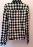 Abercrombie & Fitch Blue Check Cotton Shirt Size L - Whispers Dress Agency - Sold - 2