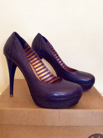 Feud Deep Purple Voodoo Leather Heels Size 7/40 - Whispers Dress Agency - Womens Heels - 2