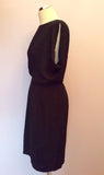 Whistles Black Pleated Top Dress Size 14 - Whispers Dress Agency - Sold - 2