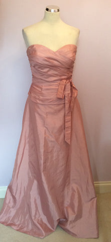 Mori Lee By Madeline Gardner Pink Bustier Top & Long Skirt Size 10 - Whispers Dress Agency - Womens Eveningwear - 1
