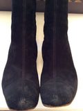 Patrick Cox Black Suede Knee Length Boots Size 5/38 - Whispers Dress Agency - Womens Boots - 4