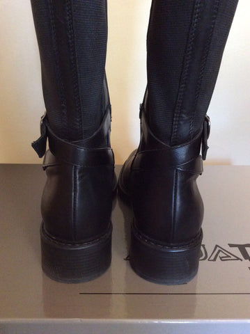 Brand New Russell & Bromley Aquatalia Black Leather Boots Size 7.5/41 - Whispers Dress Agency - Sold - 4