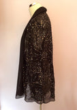 Chesca Black Sequinned Evening Jacket Size 1 UK 10/12 - Whispers Dress Agency - Sold - 2