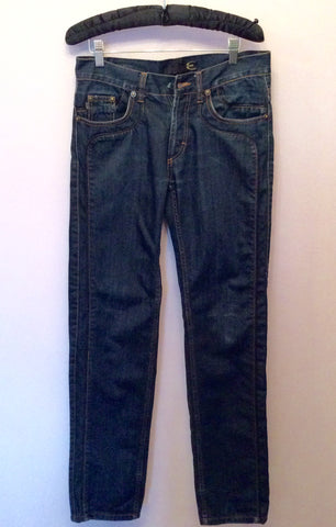 Just Cavalli Dark Blue Slim Leg Jeans Size 29W/33L - Whispers Dress Agency - Mens Jeans - 1