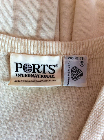 Vintage Port International Cream Wool Jumper & Skirt Size M/4 - Whispers Dress Agency - Womens Vintage - 3