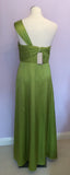 BRAND NEW MONSOON LIME GREEN SILK MAXI DRESS SIZE 18 - Whispers Dress Agency - Womens Dresses - 3