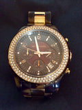 Michael Kors Rose Gold & Tortoise Shell Watch - Whispers Dress Agency - Womens Jewellery - 2