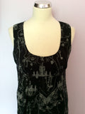 Firetrap Black Skull & Chains Print Dress Size M - Whispers Dress Agency - Sold - 2