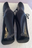 John Rocha Black Lace Up Ankle Boots Size 3/36 - Whispers Dress Agency - Womens Boots - 5