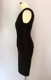 Marks & Spencer Autograph Black Wiggle / Pencil Dress Size 8 - Whispers Dress Agency - Womens Dresses - 3