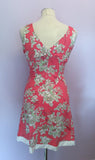 Brand New Ady Gluck-Frankel Pink Floral Print Dress Size S - Whispers Dress Agency - Womens Dresses - 2