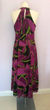 J Taylor Purple, Black & Green Print Dress Size 12 - Whispers Dress Agency - Womens Dresses - 2