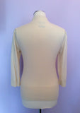 Austin Reed Signature Cream Cashmere Jumper Size S - Whispers Dress Agency - Sold - 3