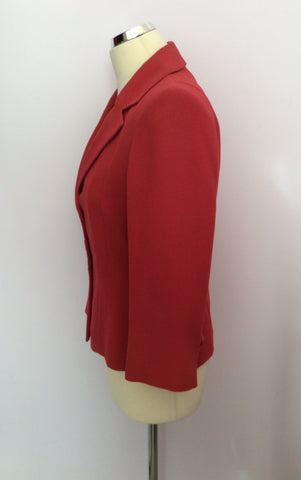 Kaliko Terracotta Jacket & Long Skirt Suit Size 10 - Whispers Dress Agency - Womens Suits & Tailoring - 3