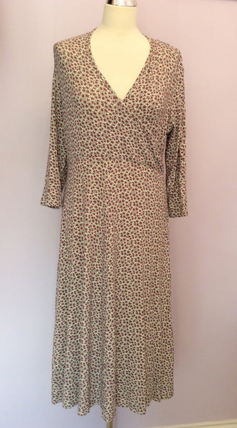 Cotswold Collection Print Stretch Jersey Dress Size M - Whispers Dress Agency - Womens Dresses - 1