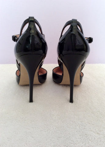 Brand New Office Black Patent Mary Jane Heels Size 5/38 - Whispers Dress Agency - Sold - 3