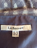 LK Bennett Grey Check Print Silk Dress Size 12 - Whispers Dress Agency - Womens Dresses - 5
