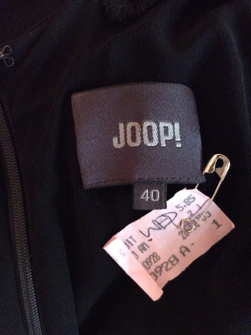 Joop Black Cut Out Back Cocktail Dress Size 40 UK 10/12 - Whispers Dress Agency - Womens Dresses - 5