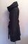 Zara Black & Grey Weave Belted Coat Size XL - Whispers Dress Agency - Sold - 2