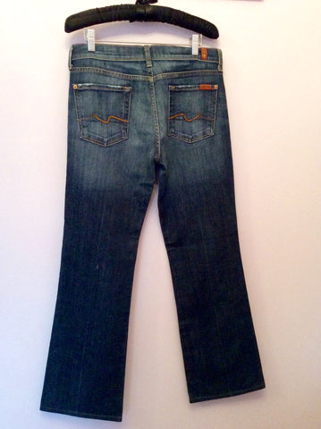 7 For All Mankind Blue Bootcut Jeans Size 29W, 31L - Whispers Dress Agency - Sold - 2
