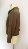 PHASE EIGHT BRONZE/BROWN BOX JACKET SIZE 16 - Whispers Dress Agency - Womens Coats & Jackets - 3