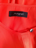 BRAND NEW MARKS & SPENCER AUTOGRAPH ORANGE SLEEVELESS TOP SIZE 18 - Whispers Dress Agency - Sold - 4