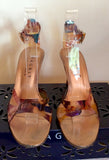 Magrit Bronze & Multi Coloured Perspex Strappy Sandals Size 5/38 - Whispers Dress Agency - Womens Sandals - 2