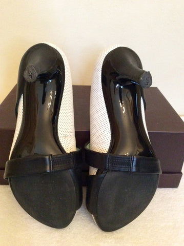 United Nude Black & White Leather Heels Size 4/37 - Whispers Dress Agency - Sold - 6