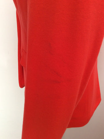 OUI CORAL COTTON BLEND JACKET SIZE 14 - Whispers Dress Agency - Womens Coats & Jackets - 5