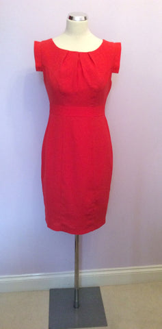 Marks & Spencer Red Pencil Dress Size 8 - Whispers Dress Agency - Womens Dresses - 1