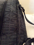 Moschino Dark Grey & Black Monogram Shoulder / Handbag - Whispers Dress Agency - Sold - 4