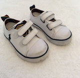Ralph Lauren Polo Infant White Leather Shoes Size 4.5/21 - Whispers Dress Agency - Baby - 1