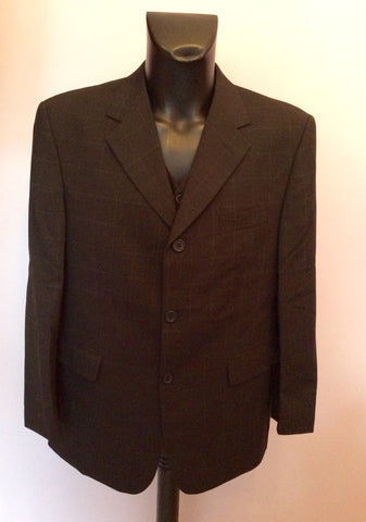 Tom English Charcoal Check Jacket, Waistcoat & 3 Pairs Of Trousers Suit Size 42S/38-40W - Whispers Dress Agency - Mens Suits & Tailoring - 2
