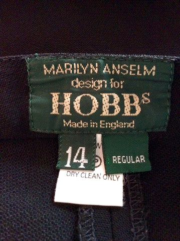 Hobbs Black Wool Trousers Size 14 - Whispers Dress Agency - Womens Trousers - 3