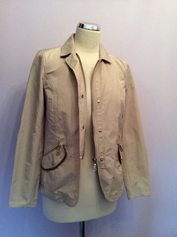 Massimo Dutti Beige Jacket Size S - Whispers Dress Agency - Womens Coats & Jackets - 4