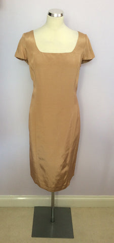 Alex & Co Apricot Pencil Dress & Jacket Suit Size 14/16 - Whispers Dress Agency - Sold - 3