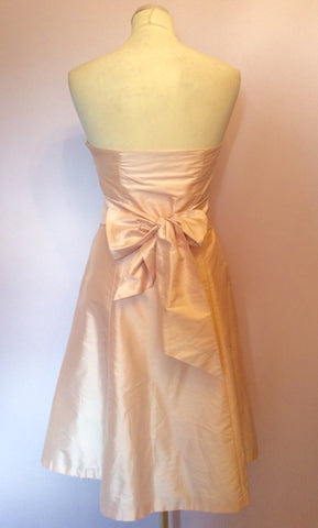Coast Baby Pink Strapless Silk Dress Size 10 - Whispers Dress Agency - Womens Dresses - 3