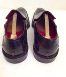 Oliver Sweeney Dark Brown Farfalle Leather Slip On Shoes Size 7.5 /41 - Whispers Dress Agency - Sold - 3
