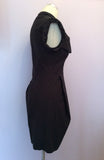 All Saints Black Cotton Cardea Shirt Dress Size 10 - Whispers Dress Agency - Sold - 4