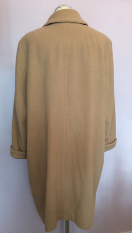 Fuchs Schmitt Camel Wool & Cashmere Coat Size 18 - Whispers Dress Agency - Sold - 3