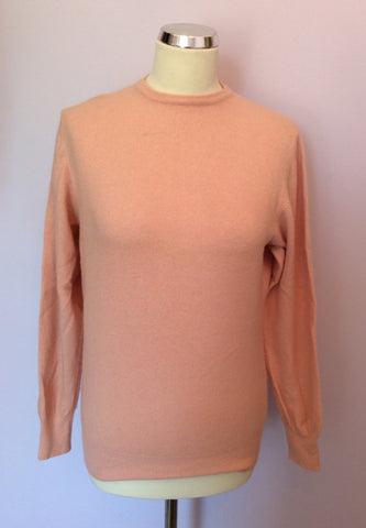 Vintage United Colours Of Benetton Pale Pink Jumper & Skirt Suit Size M - Whispers Dress Agency - Sold - 2