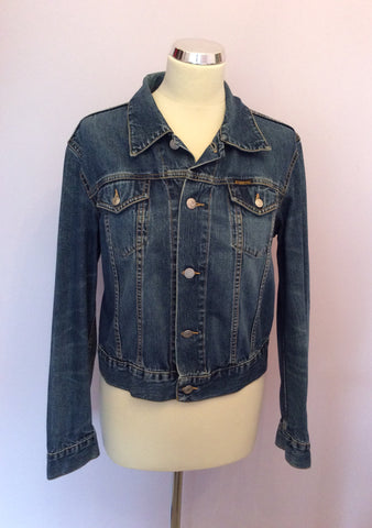 Diesel Blue Denim Jacket Size L - Whispers Dress Agency - Sold - 1