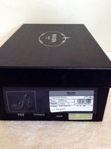 Prada Cream Patent Leather Peeptoe Heels Size 3.5/36 - Whispers Dress Agency - Womens Heels - 7