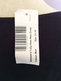 BRAND NEW LANDSEND BLACK TULIP HEM MAXI DRESS SIZE M UK 14/16 - Whispers Dress Agency - Sold - 4
