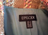 Episode Beige & Pastel Print Check Silk, Wool Blend Jacket Size 8 - Whispers Dress Agency - Sold - 4